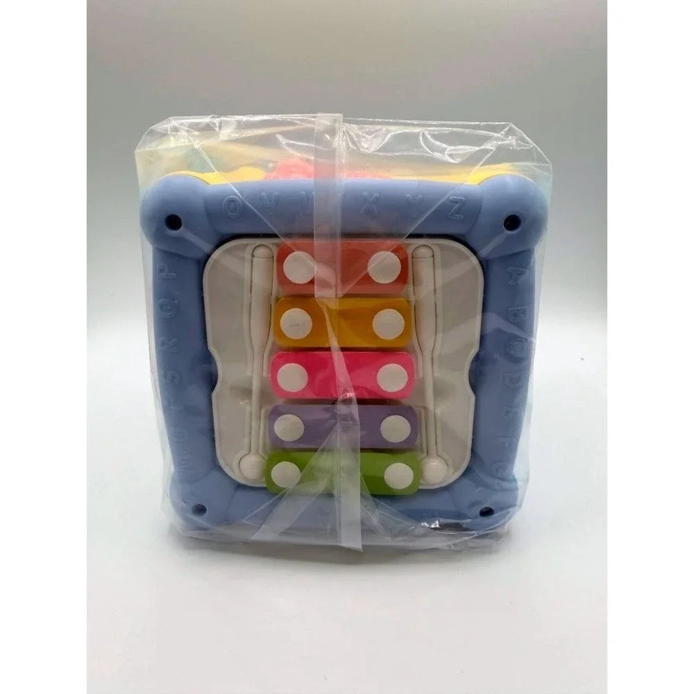 Mini Ami Activity Cube Baby Toy Musical Xylophone Shape Sorter New in Box